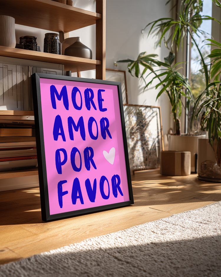 Amor Love Poster Tablosu