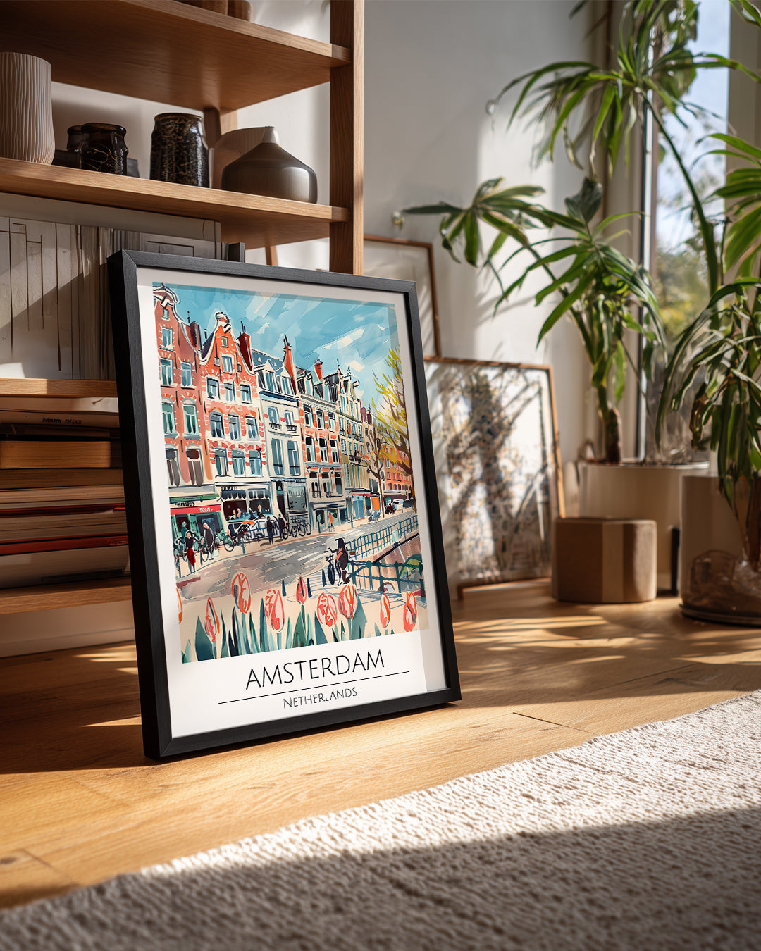 Amsterdam Hollanda Poster Tablosu