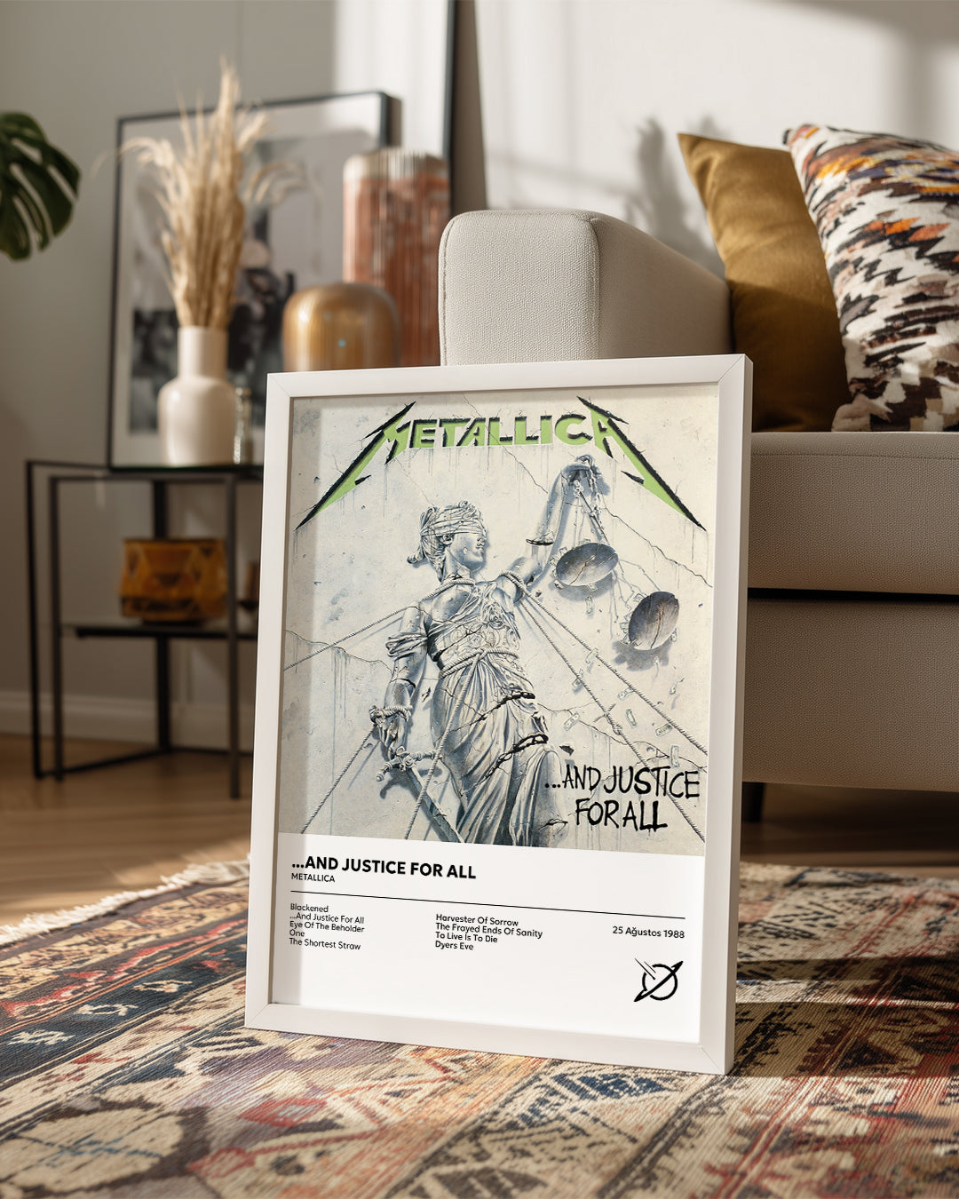 And Justice For All - Metallica Poster Tablosu