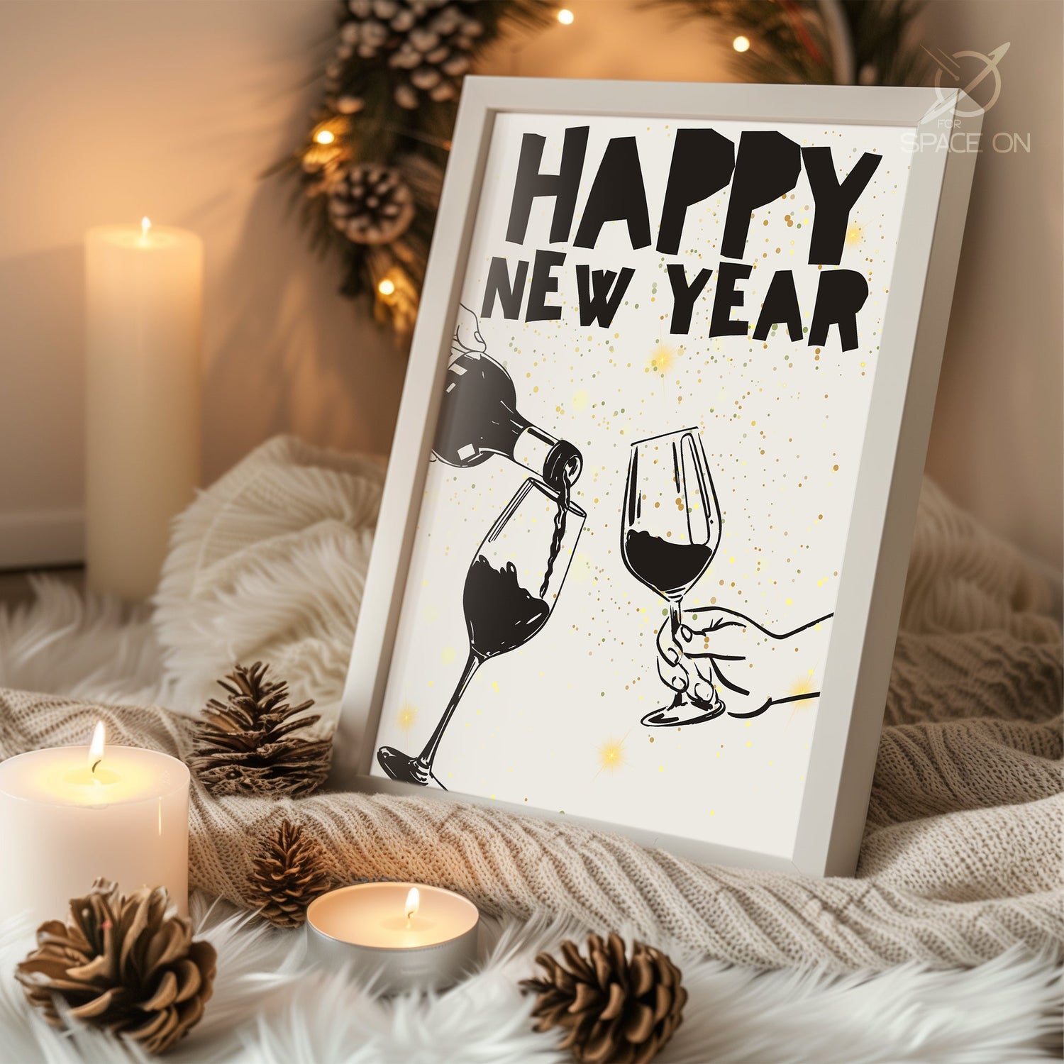 Armchair Reading Scene Poster Tablosu