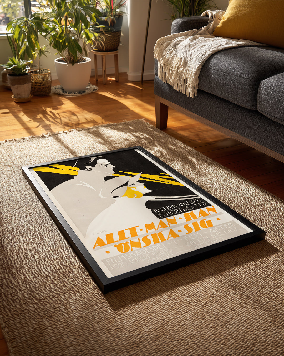 Art Deco Film Poster Tablosu