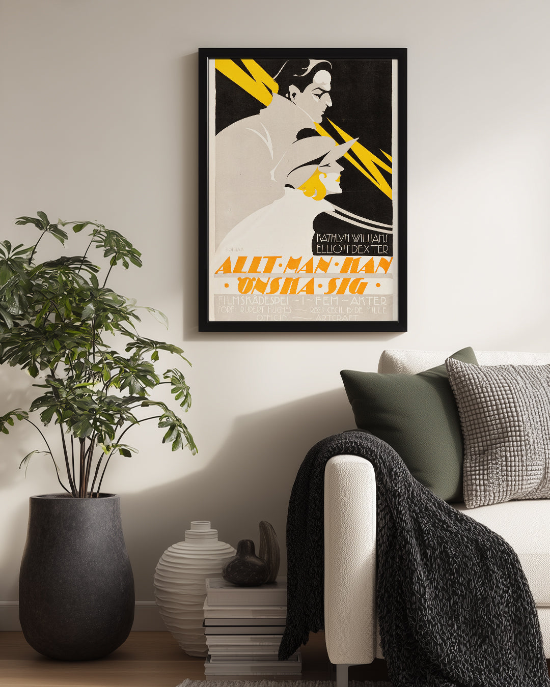 Art Deco Film Poster Tablosu