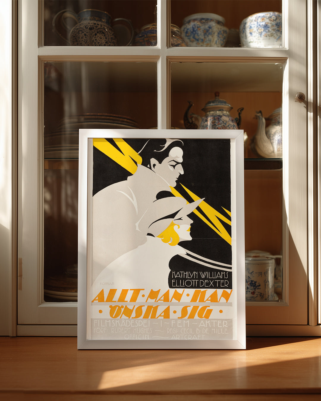 Art Deco Film Poster Tablosu