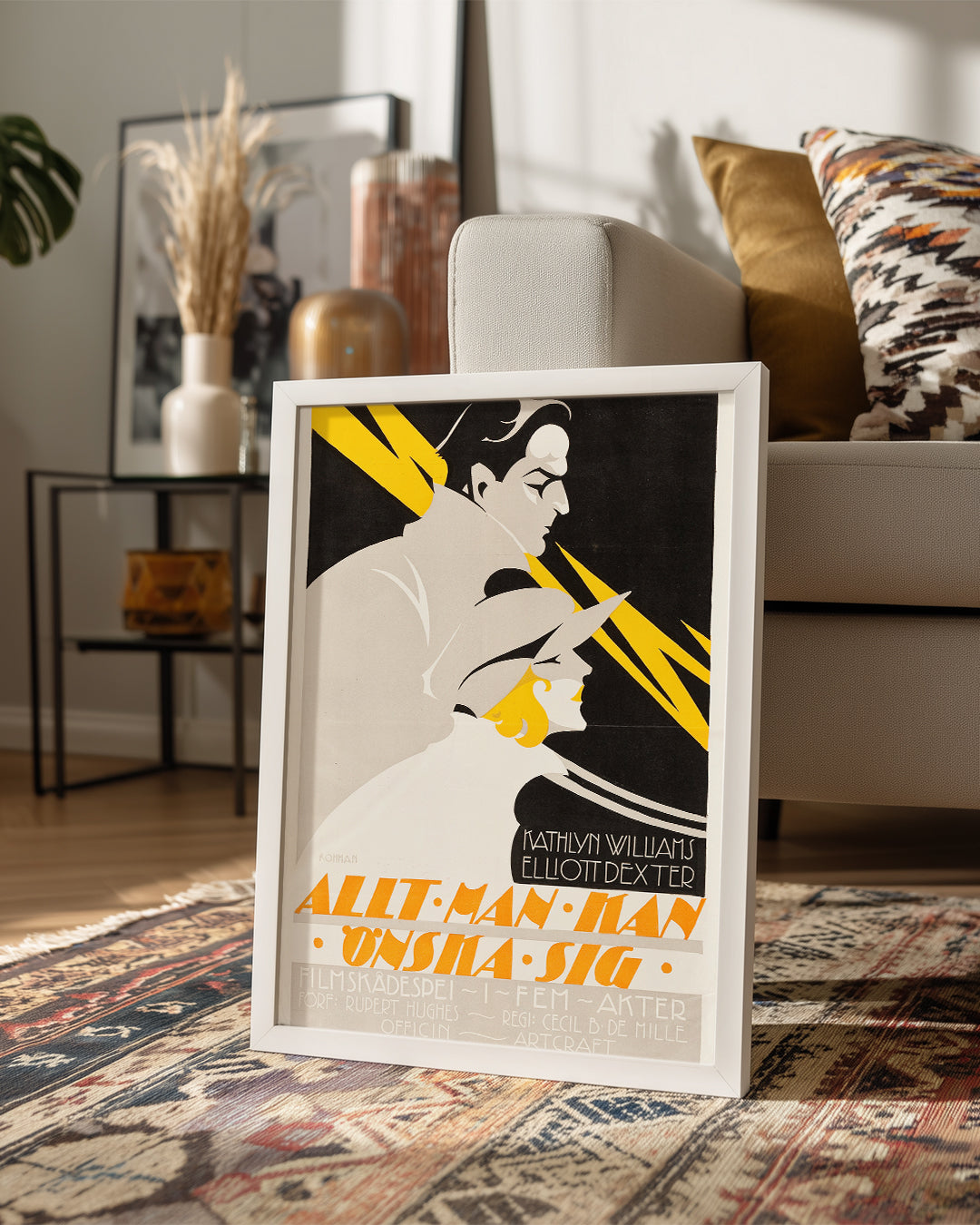 Art Deco Film Poster Tablosu