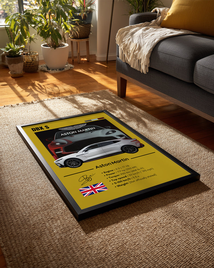 Aston Martin DBX S Poster Tablosu