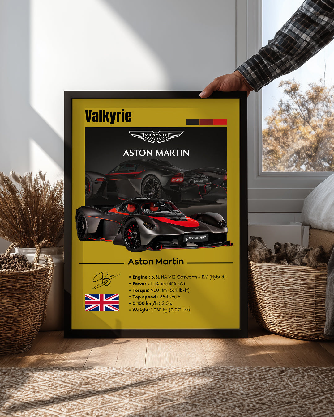 Aston Martin Valkyrie Poster Tablosu