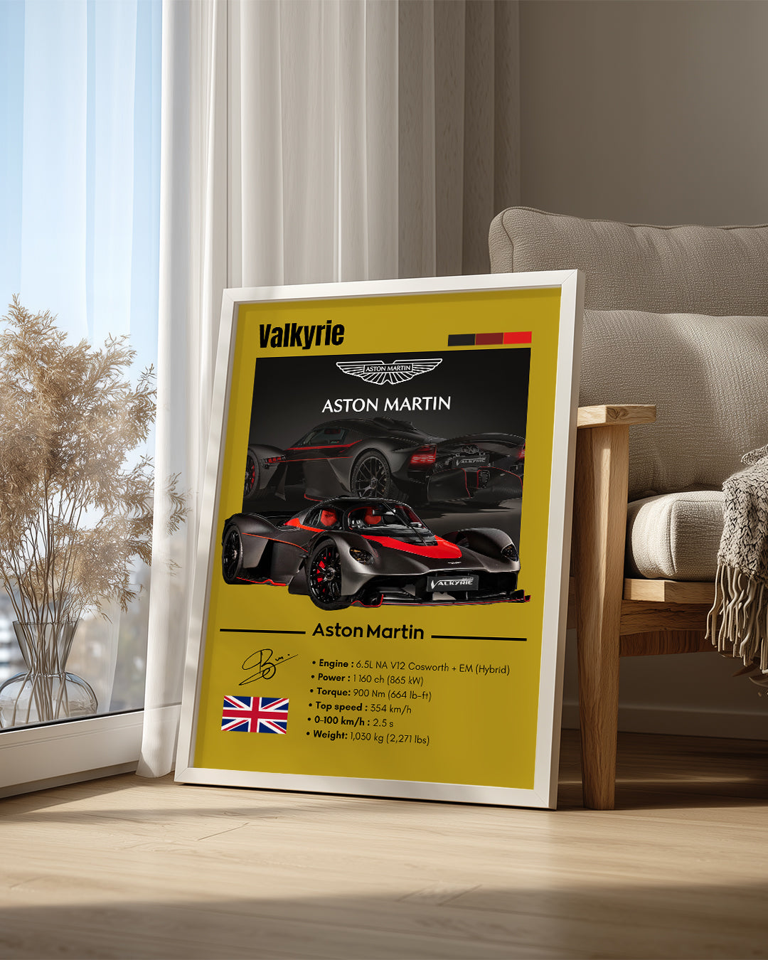 Aston Martin Valkyrie Poster Tablosu