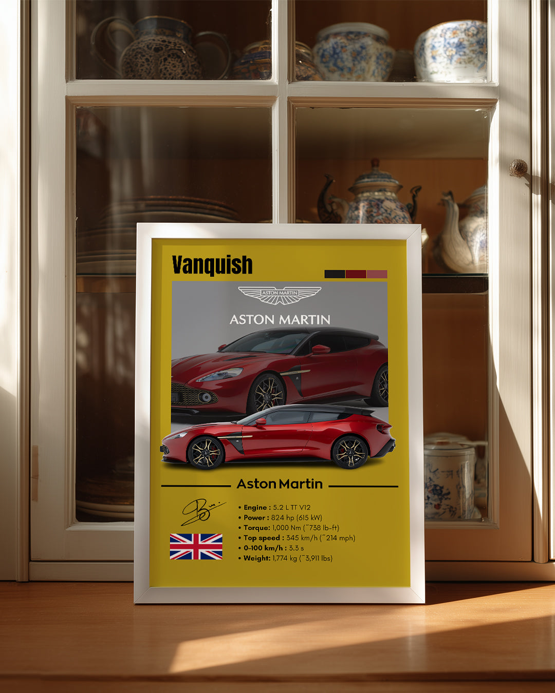Aston Martin Vanquish Poster Tablosu