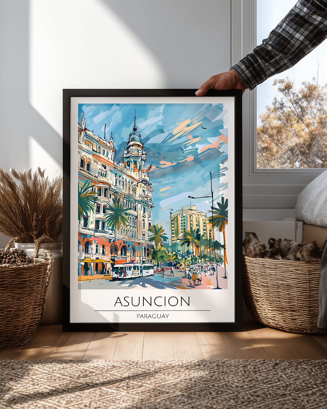 Asuncion Paraguay Poster Tablosu