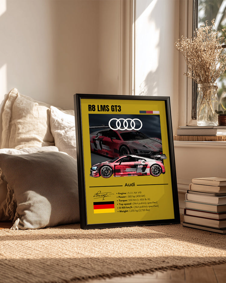 Audi R8 LMS GT3 Poster Tablosu