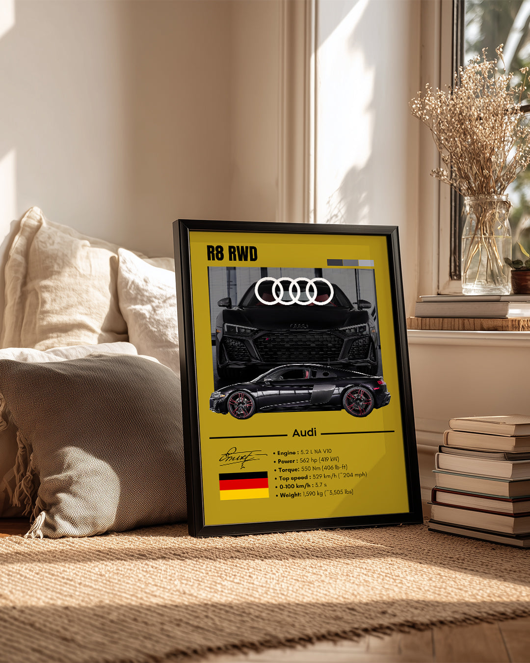 Audi R8 RWD Poster Tablosu