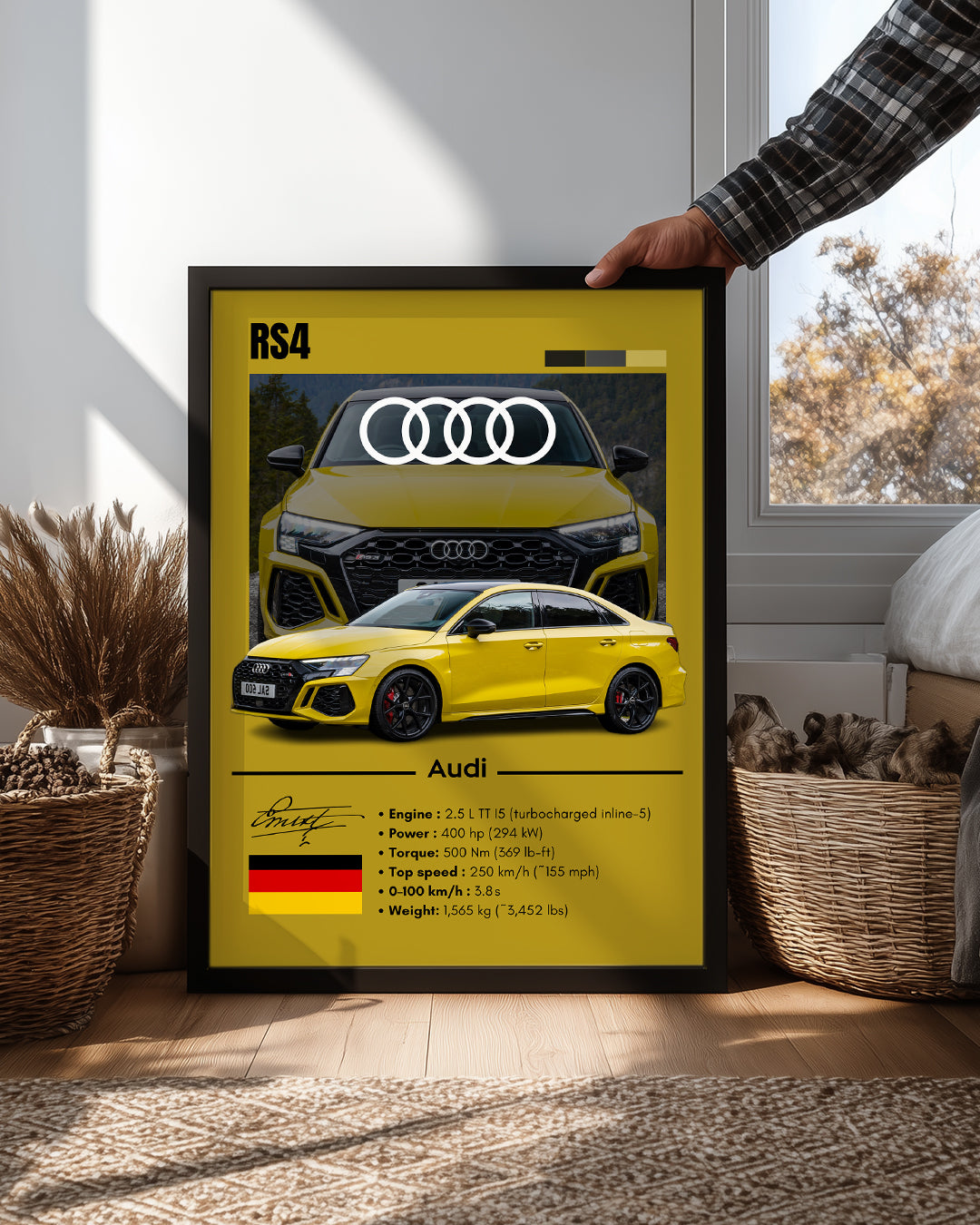Audi RS3 Poster Tablosu