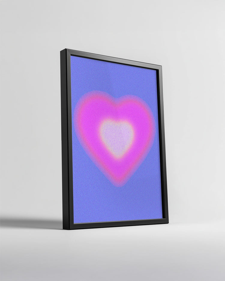 Aura Heart Poster Tablosu