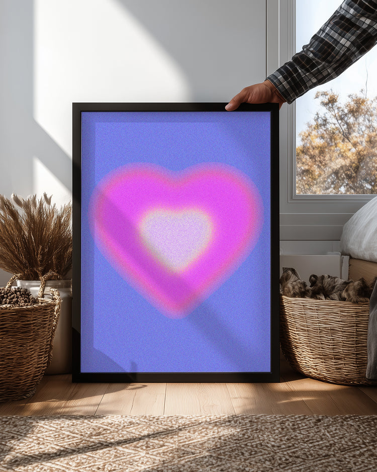 Aura Heart Poster Tablosu