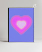 Aura Heart Poster Tablosu