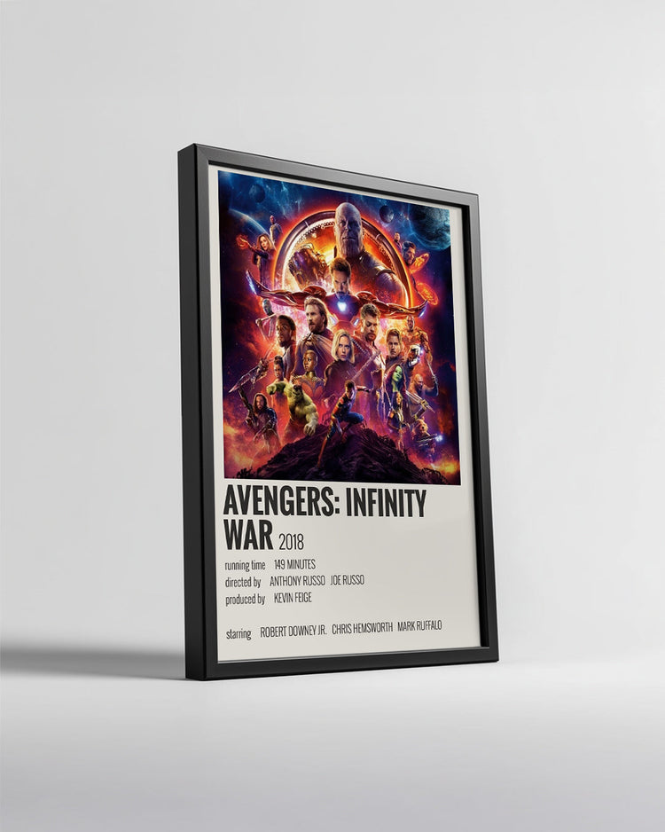 Avengers Infinity War Poster Tablosu