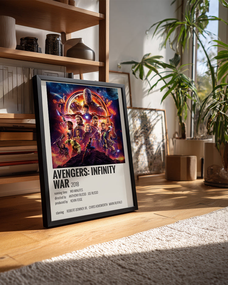 Avengers Infinity War Poster Tablosu