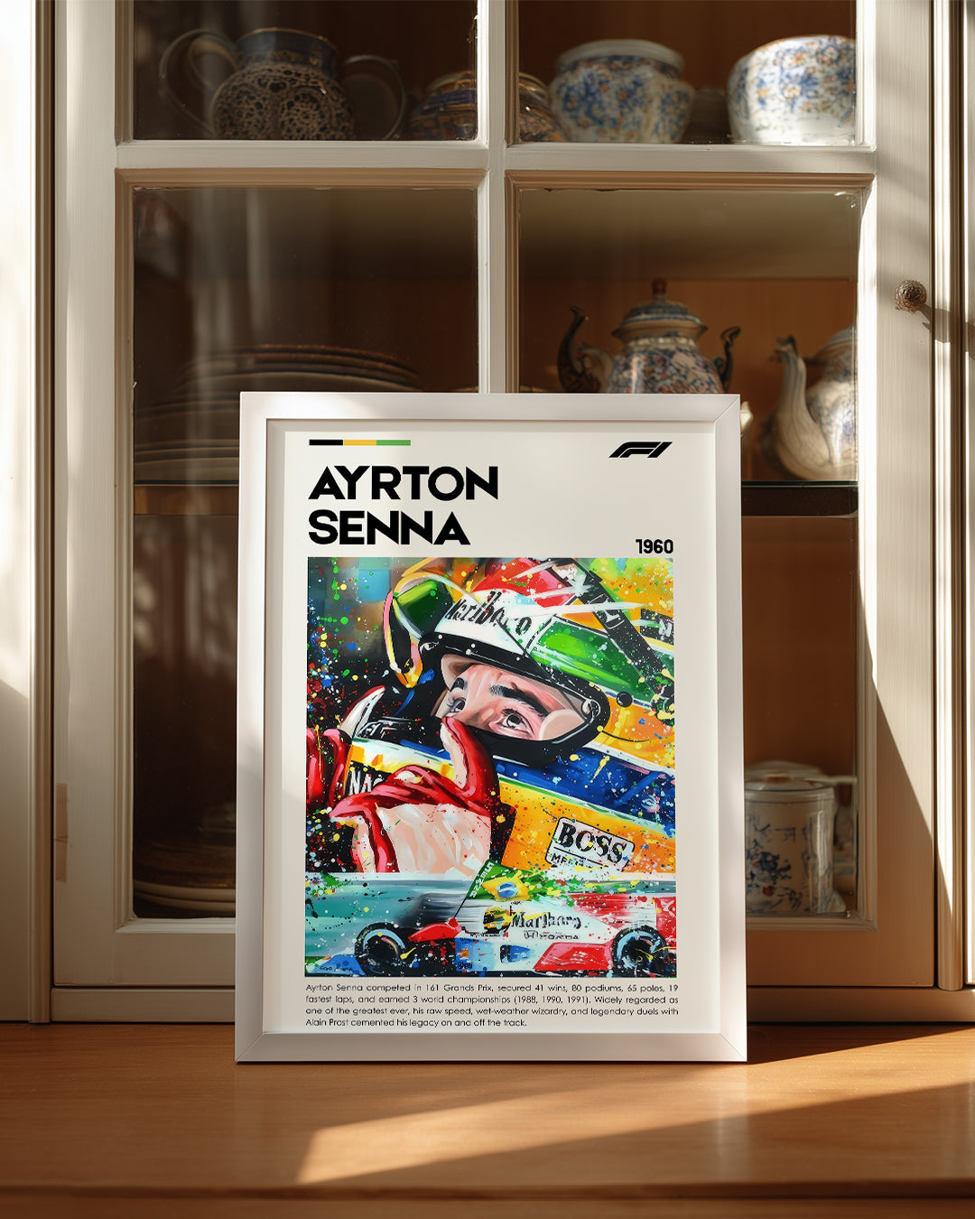 Ayrton Senna Poster Tablosu