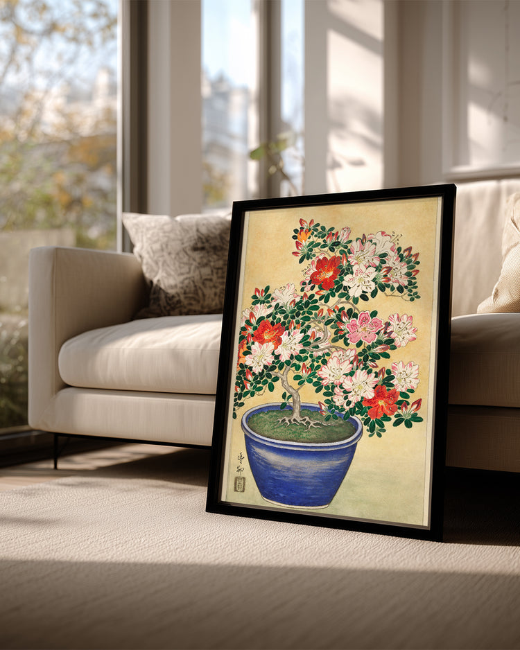 Azalea Blue Poster Tablosu