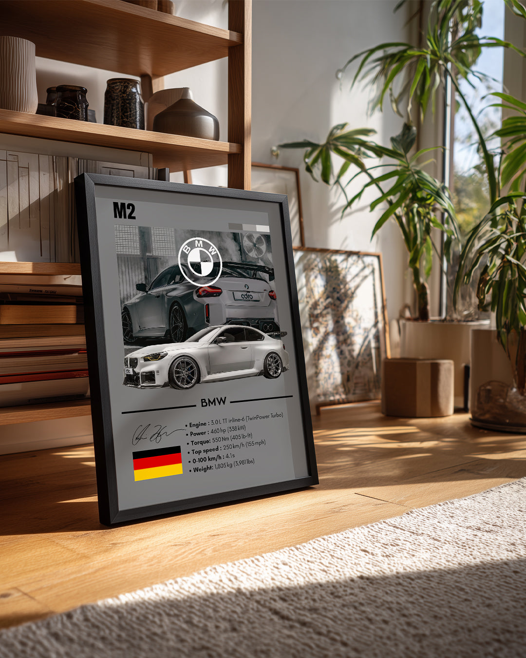 BMW M2 GRİ Poster Tablosu