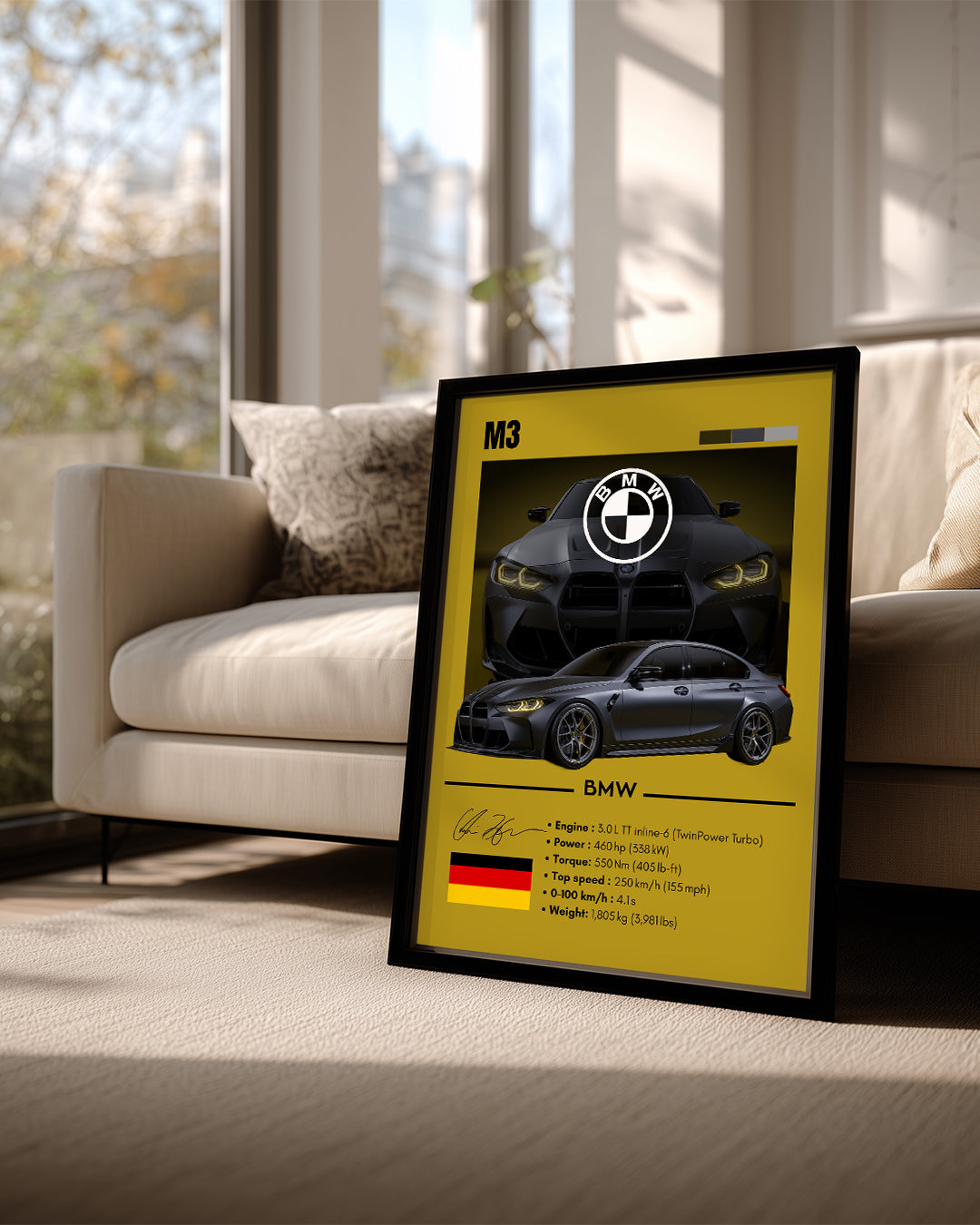 BMW M3 Poster Tablosu
