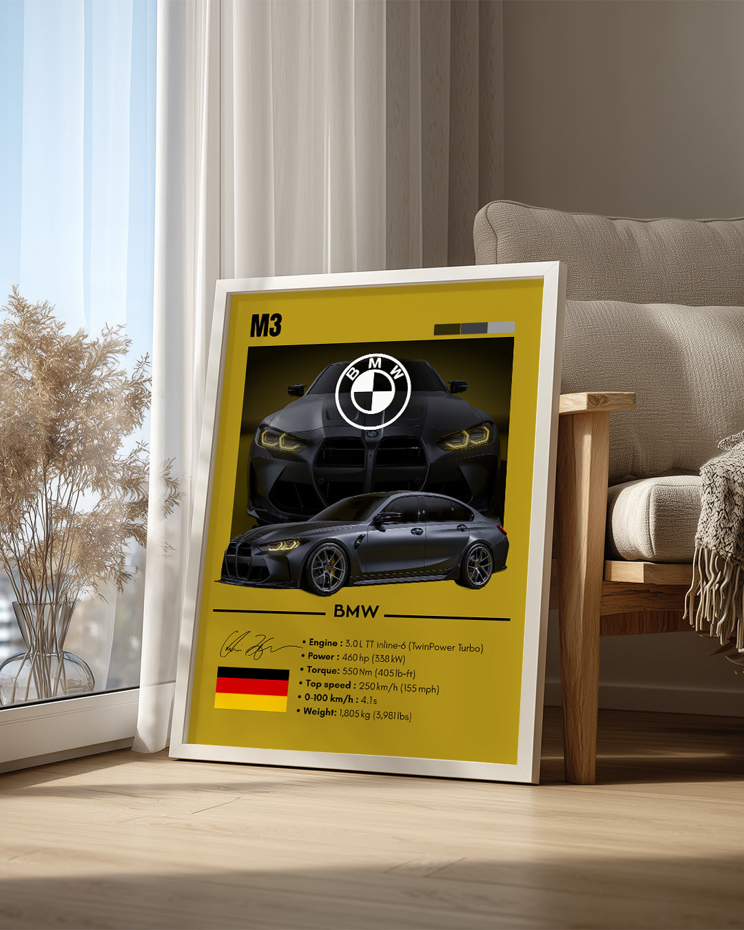 BMW M3 Poster Tablosu