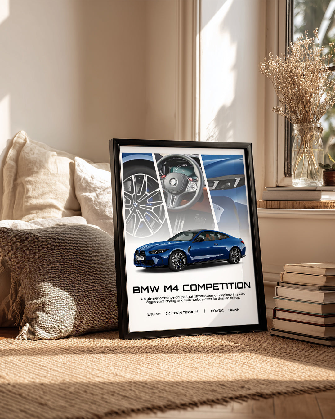 BMW M4 Competition Poster Tablosu