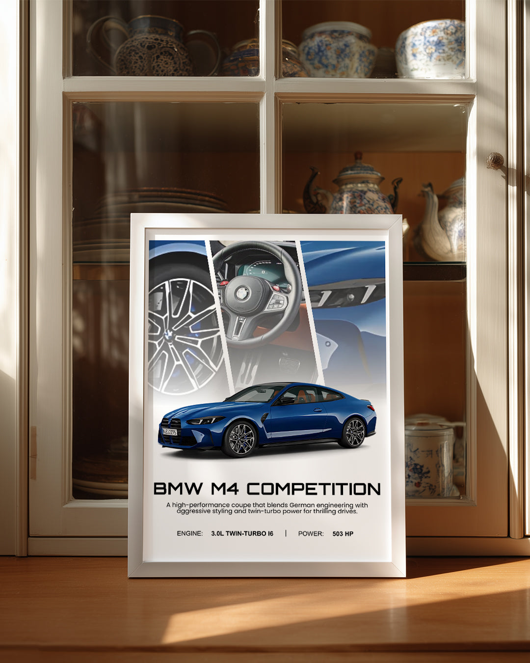 BMW M4 Competition Poster Tablosu