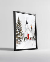 Baby Reindeer Portrait Poster Tablosu