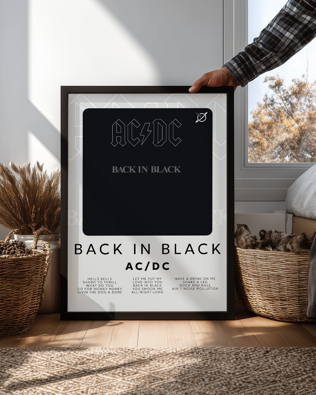 Back In Black - ACDC Poster Tablosu