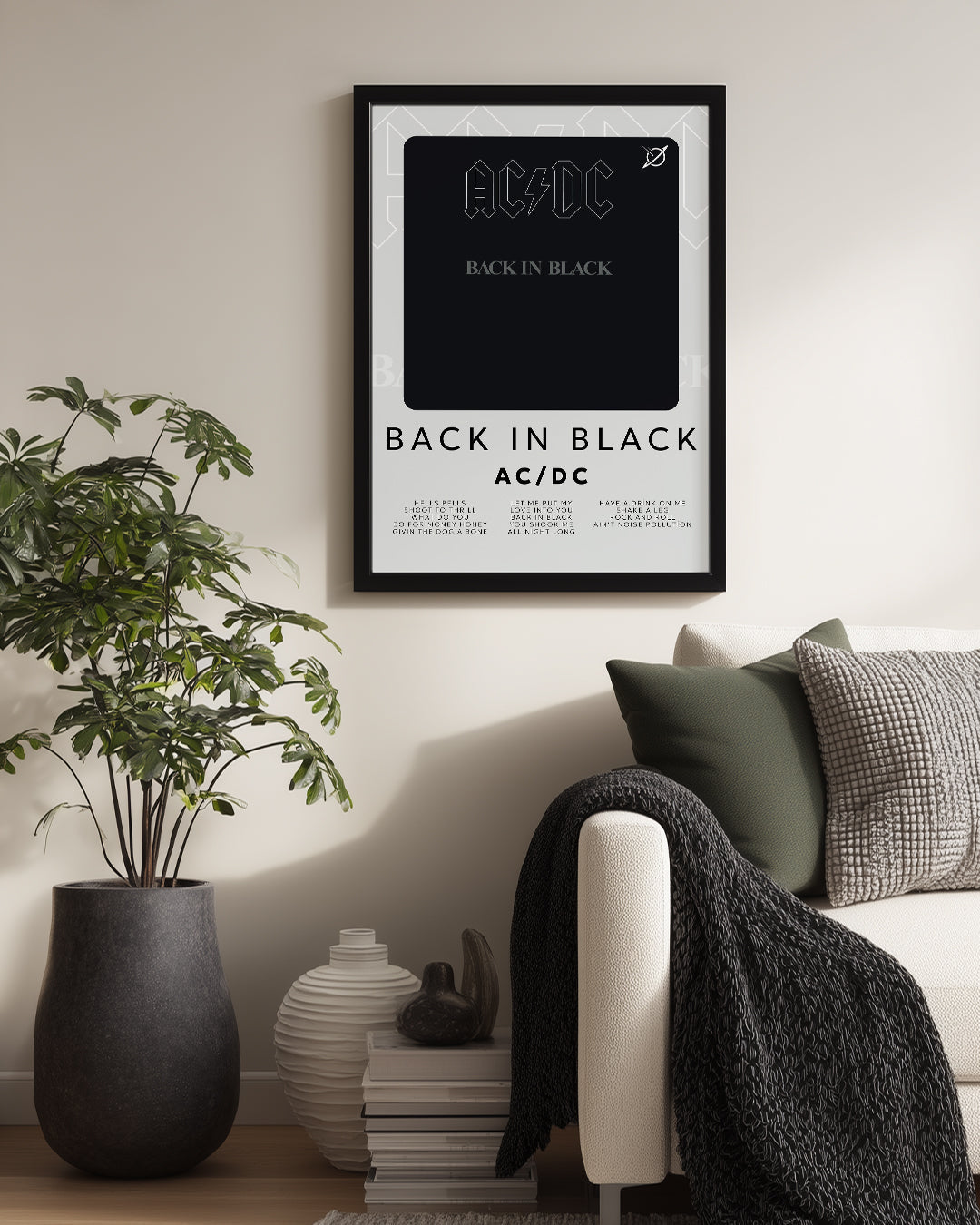 Back In Black - ACDC Poster Tablosu