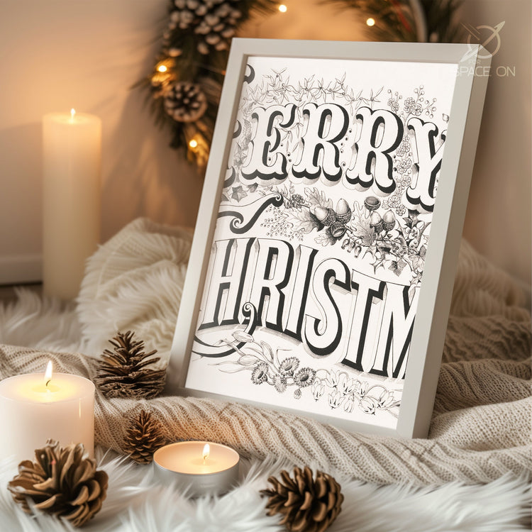 Balsam Christmas Tree Poster Tablosu