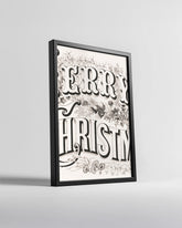 Balsam Christmas Tree Poster Tablosu