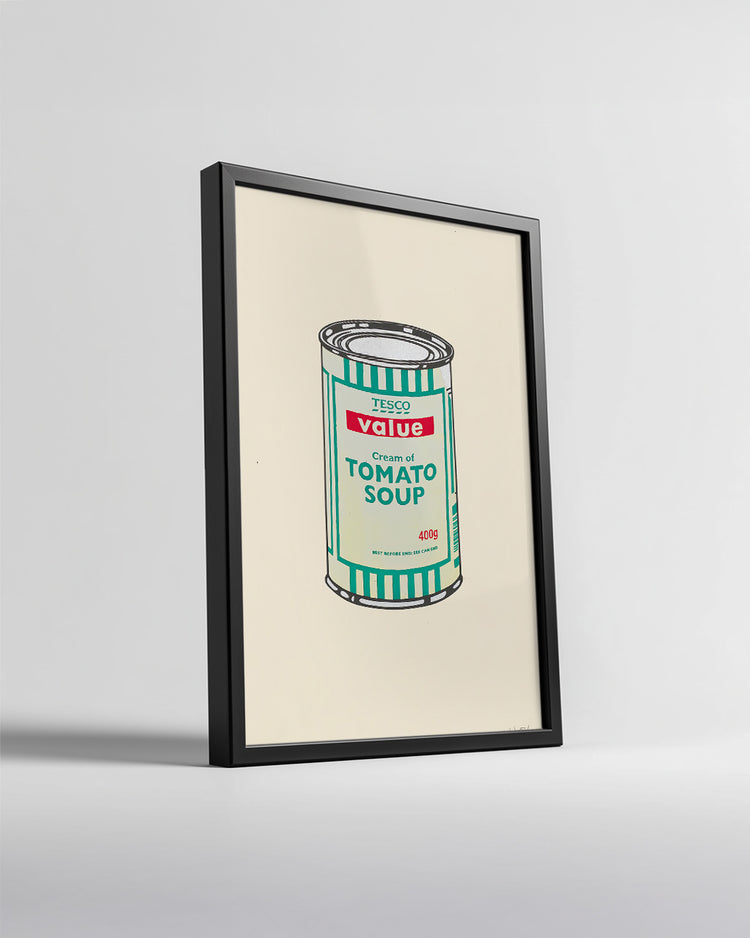 Banksy Soup Poster Tablosu