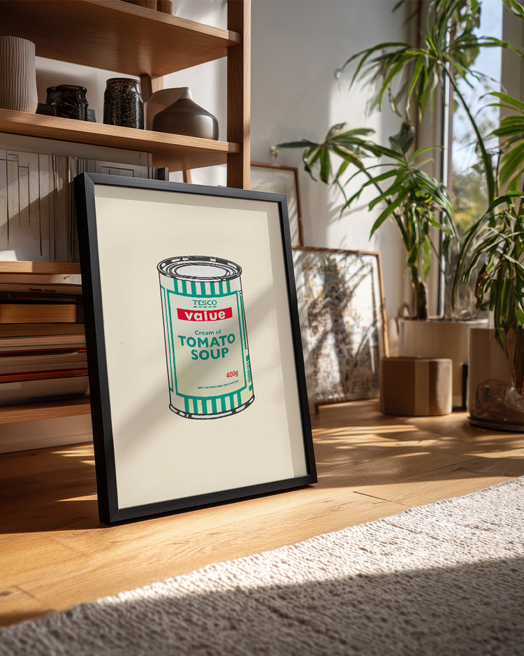Banksy Soup Poster Tablosu