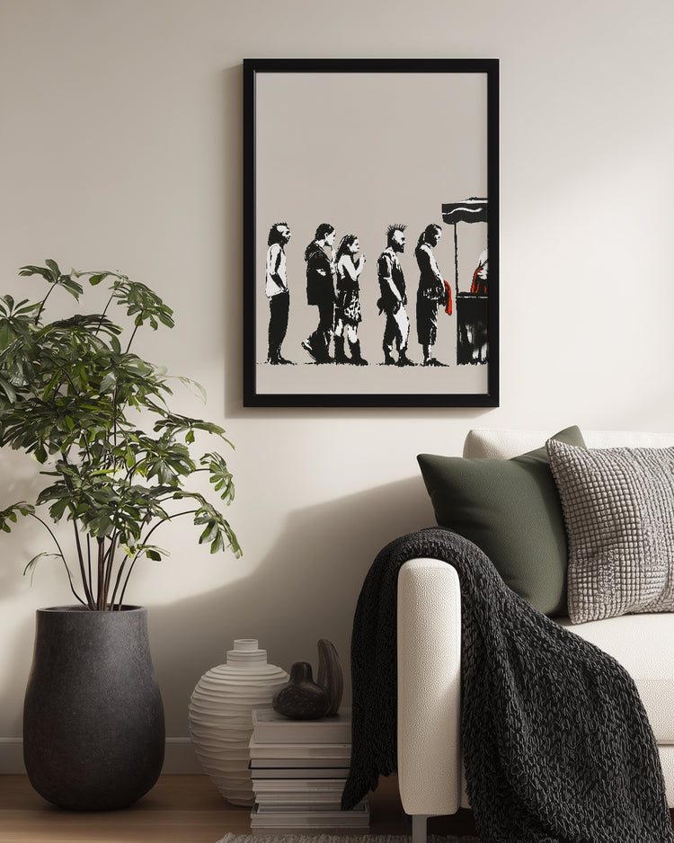 Banksy Stall Poster Tablosu