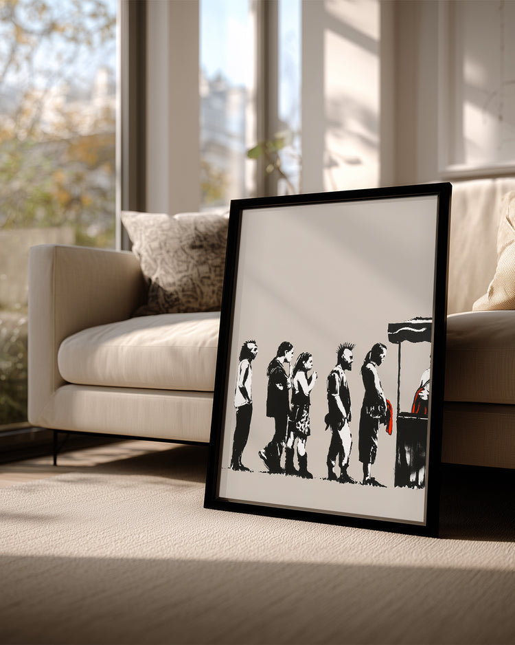 Banksy Stall Poster Tablosu