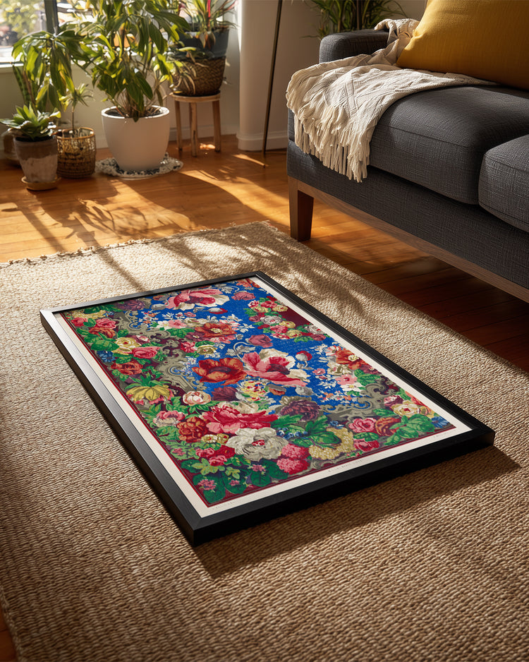 Baroque Bloom Poster Tablosu