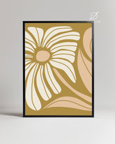 Beige Moutarde Poster Tablosu