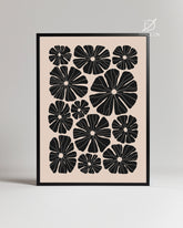 Beige Rings Poster Tablosu