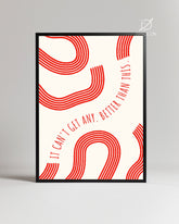 Better Red Poster Tablosu