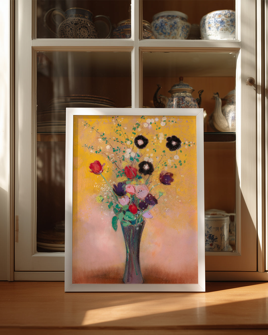 Black Flowers Poster Tablosu