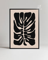 Black Monstera Poster Tablosu