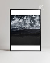 Black Wave Poster Tablosu