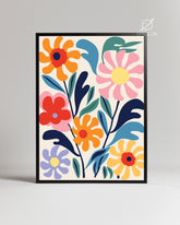 Bloom Vibrant Poster Tablosu