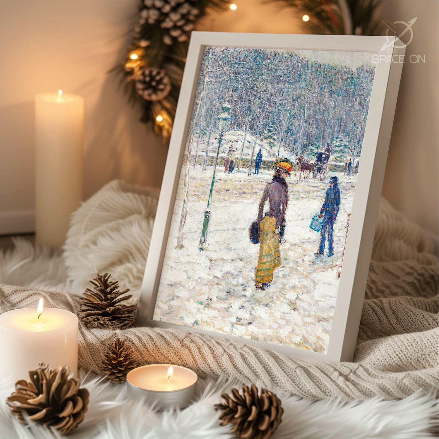 Blue Hour Christmas Poster Tablosu