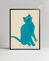 Blue Pussy Poster Tablosu