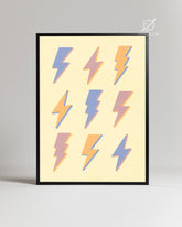 Bolt Pattern Poster Tablosu