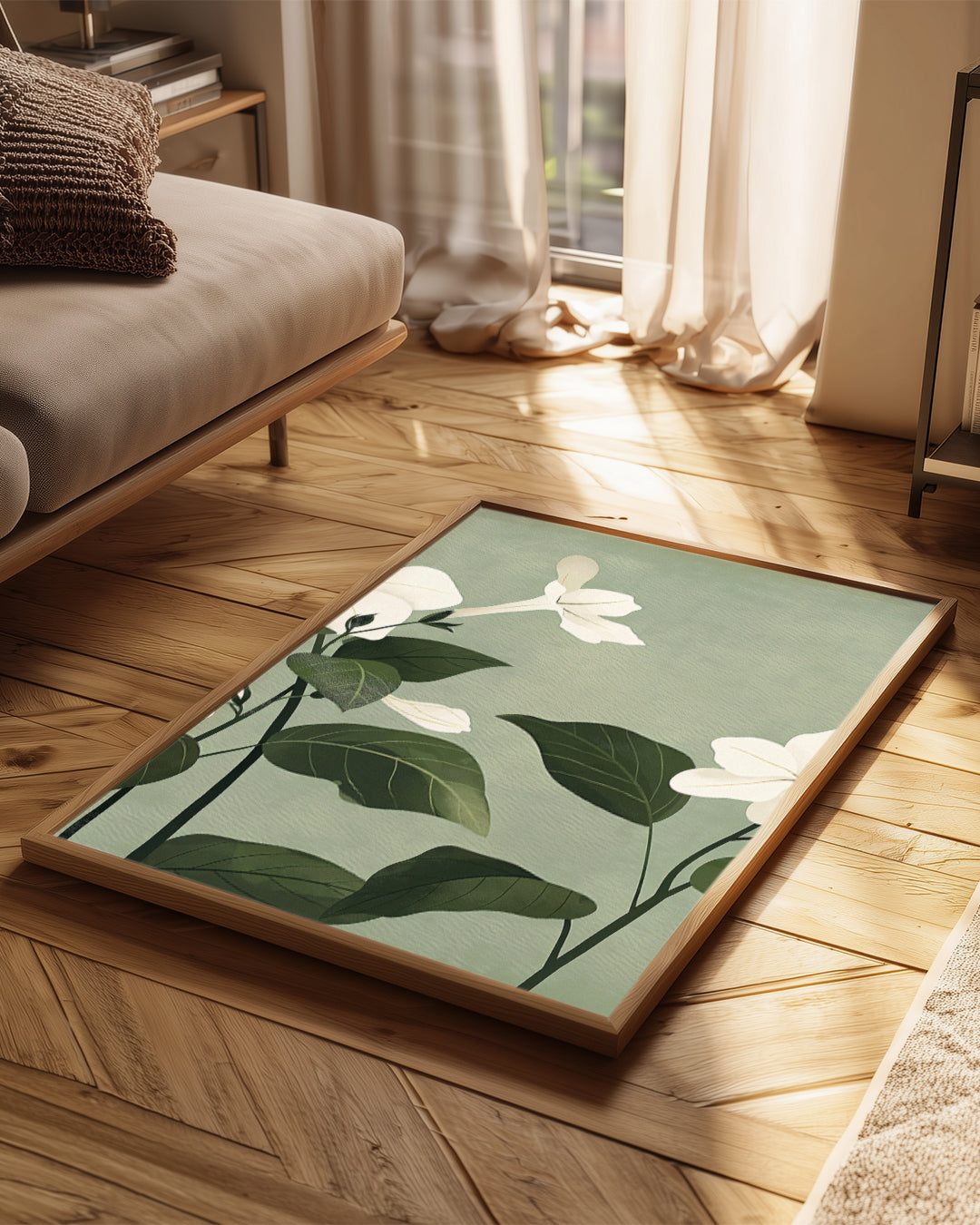 Botanical Serenity Poster Tablosu