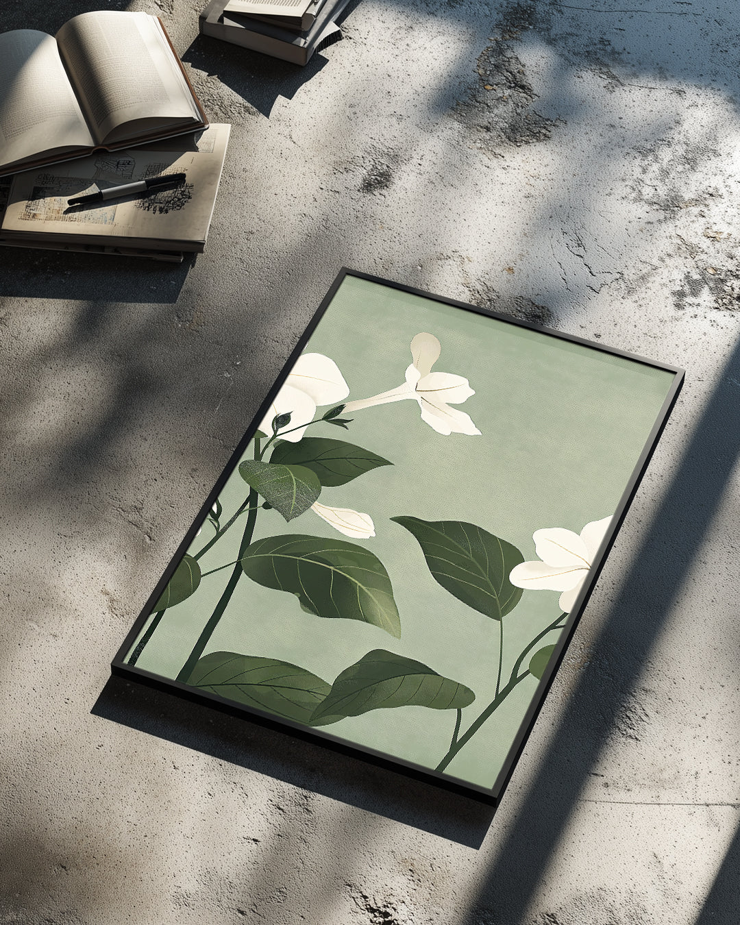 Botanical Serenity Poster Tablosu
